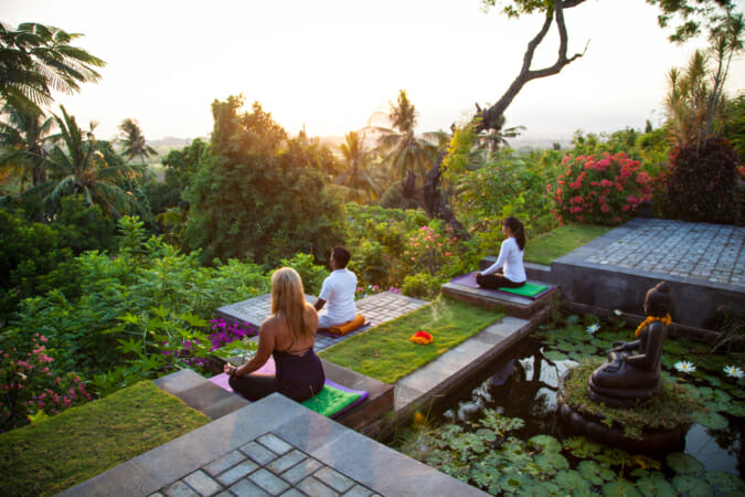 Zen Bali resort yoga