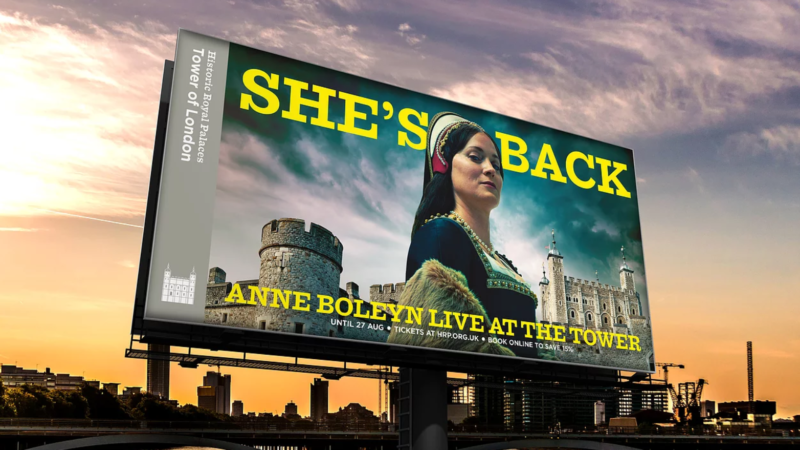 The 'She's Back' campaign won the prize for Out-of-Home (OOH) at this year's Travel Marketing Awards.